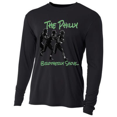 The Philly Brotherly Shove  PanfurWare LLC Cooling Performance Long Sleeve Crew