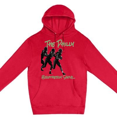 The Philly Brotherly Shove  PanfurWare LLC Premium Pullover Hoodie