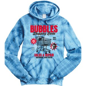 Bubbles Shopping Carts Tie Dye Hoodie