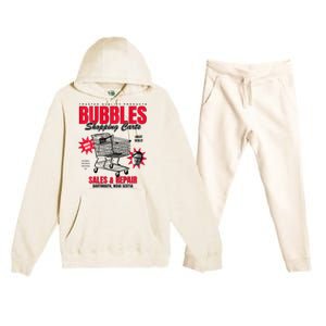 Bubbles Shopping Carts Premium Hooded Sweatsuit Set