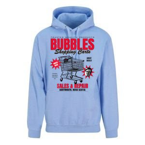 Bubbles Shopping Carts Unisex Surf Hoodie