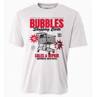 Bubbles Shopping Carts Cooling Performance Crew T-Shirt