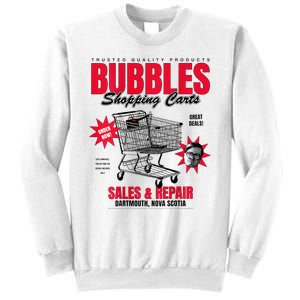 Bubbles Shopping Carts Sweatshirt