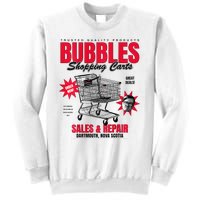 Bubbles Shopping Carts Sweatshirt