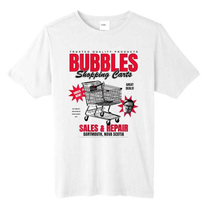 Bubbles Shopping Carts Tall Fusion ChromaSoft Performance T-Shirt