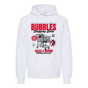 Bubbles Shopping Carts Premium Hoodie