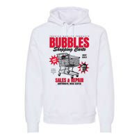 Bubbles Shopping Carts Premium Hoodie