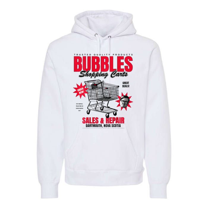 Bubbles Shopping Carts Premium Hoodie