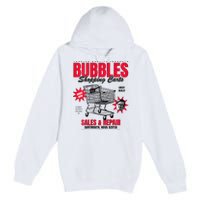 Bubbles Shopping Carts Premium Pullover Hoodie