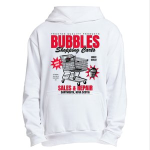 Bubbles Shopping Carts Urban Pullover Hoodie