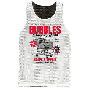 Bubbles Shopping Carts Mesh Reversible Basketball Jersey Tank