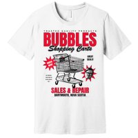 Bubbles Shopping Carts Premium T-Shirt