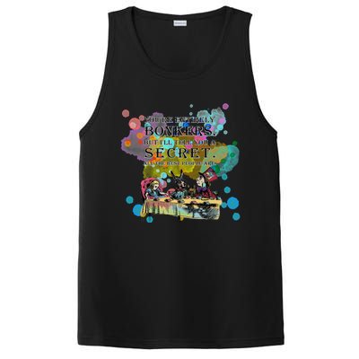 Tea Party Bonkers Quote Alice In Wonderland PosiCharge Competitor Tank