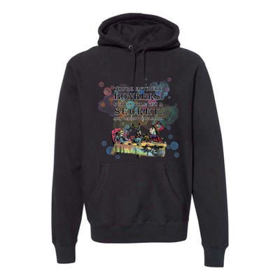 Tea Party Bonkers Quote Alice In Wonderland Premium Hoodie