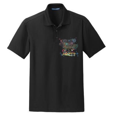 Tea Party Bonkers Quote Alice In Wonderland Dry Zone Grid Polo