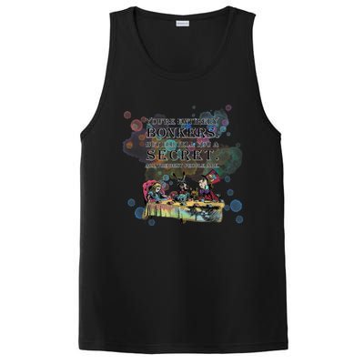 Tea Party Bonkers Quote Alice In Wonderland PosiCharge Competitor Tank