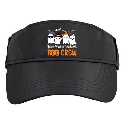 Team Paraprofessional Boo Crew Halloween Ghost Adult Drive Performance Visor