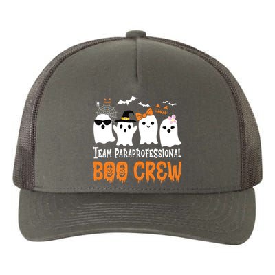 Team Paraprofessional Boo Crew Halloween Ghost Yupoong Adult 5-Panel Trucker Hat