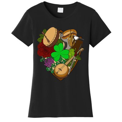 The Pitchers Band Irish Folk Rock Music Logo Women's T-Shirt