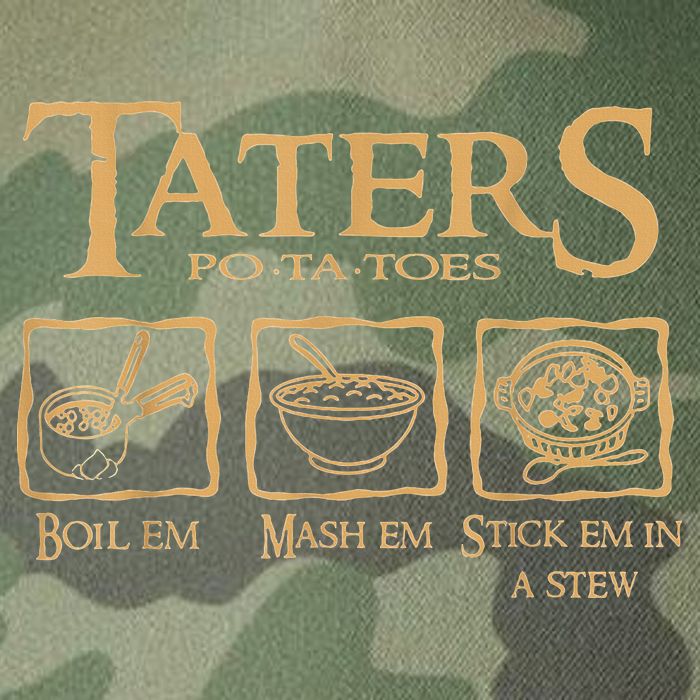Taters Potatoes Boil Em Mash Em Stick Em In A Stew Legacy Tie Dye Trucker Hat