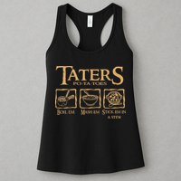 Taters Potatoes Boil Em Mash Em Stick Em In A Stew Womens Tank Top