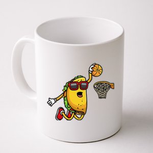 Taco Playing Basketball Mexican Cinco De Mayo Coffee Mug