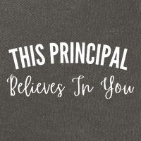 This Principal Believes In You Cotton Canvas Backpack