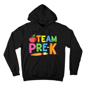 Team Pre-K Back To School Pre Kindergarten Teacher Student Hoodie