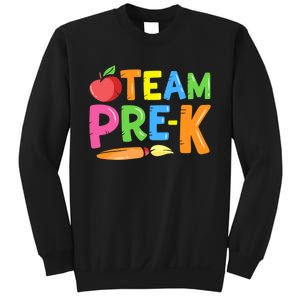 Team Pre-K Back To School Pre Kindergarten Teacher Student Sweatshirt