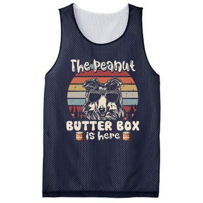 The Peanut Butter Box Is Here Funny Rough Collie Lovers Mesh Reversible Basketball Jersey Tank