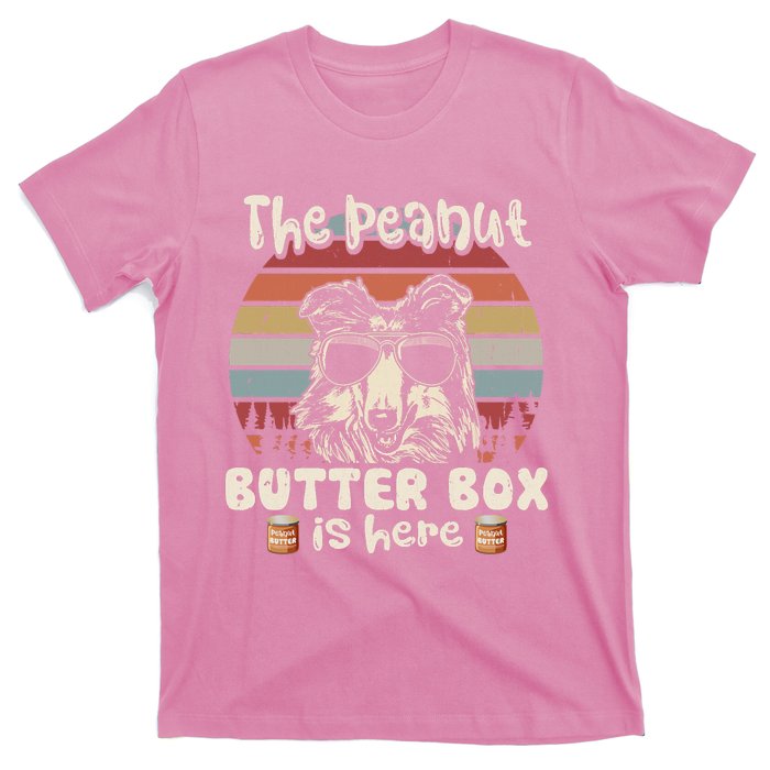 The Peanut Butter Box Is Here Funny Rough Collie Lovers T-Shirt