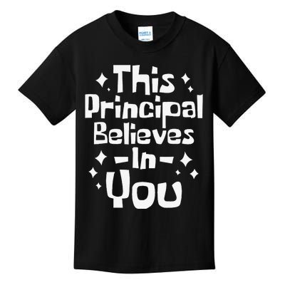 This Principal Believes In You Headmaster Headmistress Kids T-Shirt