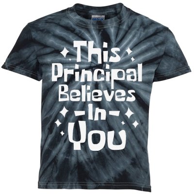 This Principal Believes In You Headmaster Headmistress Kids Tie-Dye T-Shirt