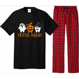 Th Pumpkin Boo Witch Dental Squad Group Halloween Costume Funny Gift Pajama Set