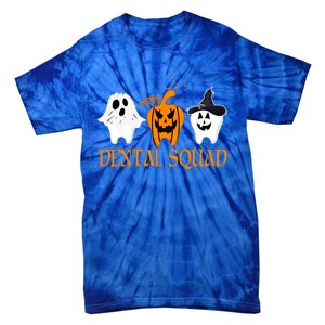 Th Pumpkin Boo Witch Dental Squad Group Halloween Costume Funny Gift Tie-Dye T-Shirt