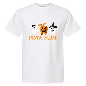 Th Pumpkin Boo Witch Dental Squad Group Halloween Costume Funny Gift Garment-Dyed Heavyweight T-Shirt