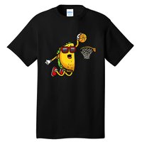 Taco Playing Basketball Funny Cinco De Mayo Sport Lover Tall T-Shirt