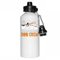 Team Paraprofessional Boo Crew Pumpkin Scary Halloween Aluminum Water Bottle