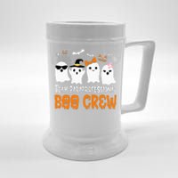 Team Paraprofessional Boo Crew Pumpkin Scary Halloween Beer Stein