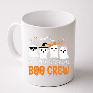 Team Paraprofessional Boo Crew Pumpkin Scary Halloween Coffee Mug