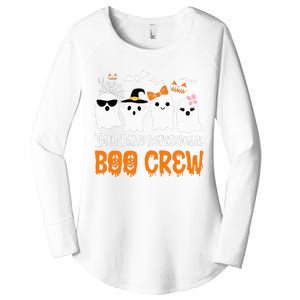 Team Paraprofessional Boo Crew Pumpkin Scary Halloween Women's Perfect Tri Tunic Long Sleeve Shirt