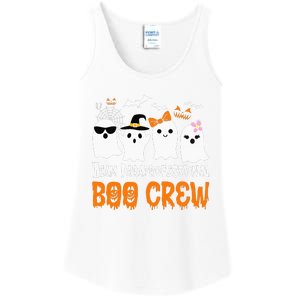 Team Paraprofessional Boo Crew Pumpkin Scary Halloween Ladies Essential Tank