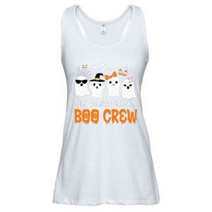 Team Paraprofessional Boo Crew Pumpkin Scary Halloween Ladies Essential Flowy Tank