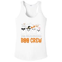 Team Paraprofessional Boo Crew Pumpkin Scary Halloween Ladies PosiCharge Competitor Racerback Tank