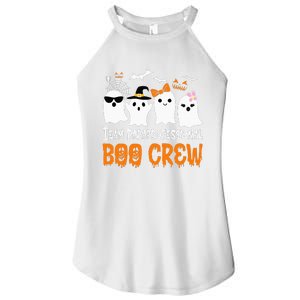 Team Paraprofessional Boo Crew Pumpkin Scary Halloween Women's Perfect Tri Rocker Tank