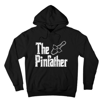 The Pinfather Bowling Dad Fathers Day Bowler Daddy Papa Hoodie