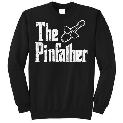 The Pinfather Bowling Dad Fathers Day Bowler Daddy Papa Sweatshirt