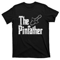 The Pinfather Bowling Dad Fathers Day Bowler Daddy Papa T-Shirt