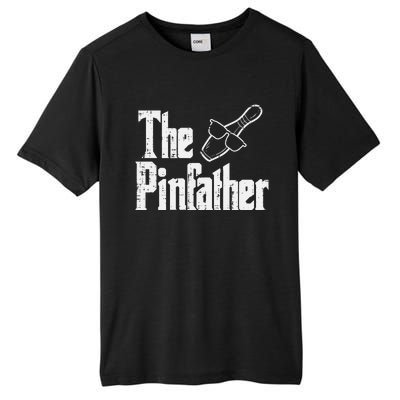 The Pinfather Bowling Dad Fathers Day Bowler Daddy Papa Tall Fusion ChromaSoft Performance T-Shirt