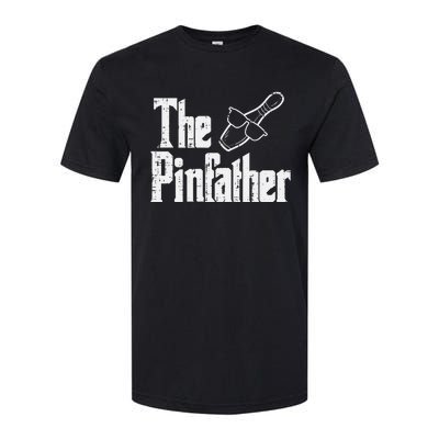 The Pinfather Bowling Dad Fathers Day Bowler Daddy Papa Softstyle CVC T-Shirt